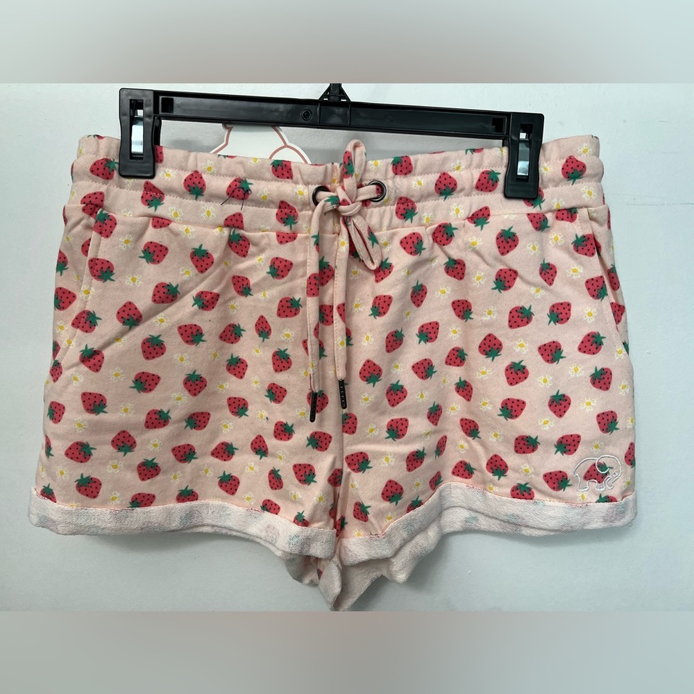 ivory ella Pink Strawberry Fields Lounge Shorts